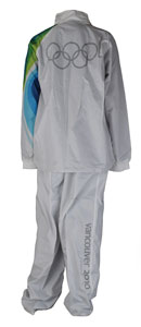 Lot #729 Vancouver 2010 Winter Olympics Torch and Relay Uniform - Image 6