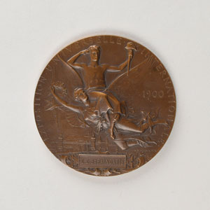 Lot #703 Paris 1900 Summer Olympics Bronze Award Medal - Image 1