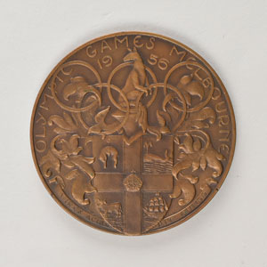 Lot #713 Melbourne 1956 Summer Olympics Participation Medal - Image 1