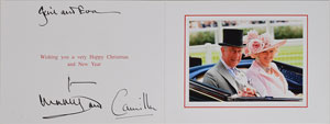 Lot #200 Prince Charles and Camilla, Duchess of