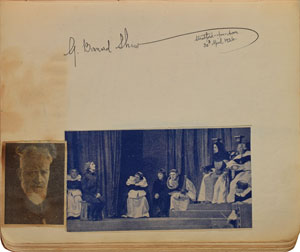 Lot #399 George Bernard Shaw - Image 1