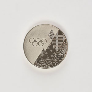 Lot #730 Sochi 2014 Winter Olympics Participation Medal - Image 2