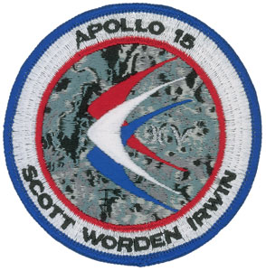 Lot #8341 Dave Scott's Lunar Orbit-Flown Apollo 15 Patch - Image 1