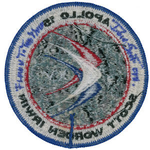 Lot #8341 Dave Scott's Lunar Orbit-Flown Apollo 15 Patch - Image 2