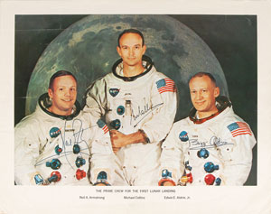 Lot #6243 Apollo 11: Armstrong and Collins
