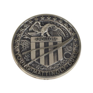 Lot #8364 Alan Bean’s Apollo 16 Flown Robbins Medal - Image 1