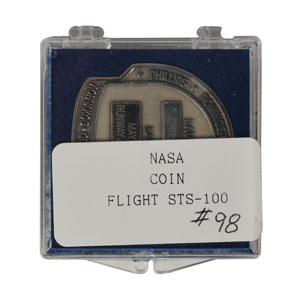 Lot #8453  STS-100 Robbins Medal - Image 3