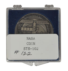 Lot #8454  STS-102 Robbins Medal - Image 3