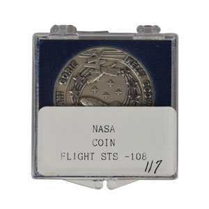 Lot #8457  STS-108 Robbins Medal - Image 3