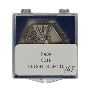 Lot #8459  STS-110 Robbins Medal - Image 3