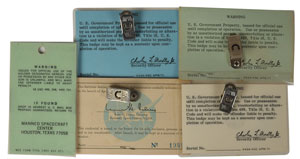 Lot #8363 Jack King's Apollo 15 Set of (5) Badges - Image 2