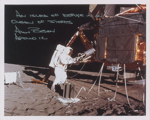 Lot #8283 Alan Bean Signed Photograph