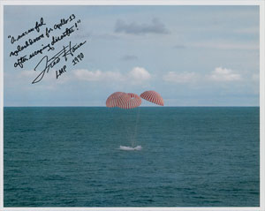 Lot #8300 Fred Haise Signed Photograph - Image 1