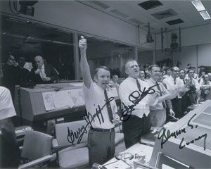 Lot #8296  Apollo 13 Mission Control Signed
