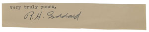 Lot #8020 Robert H. Goddard Signature and Early
