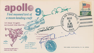 Lot #8204  Apollo 9 Signed Cover