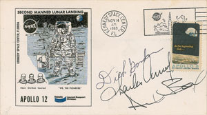 Lot #8279  Apollo 12 Signed Cover