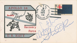 Lot #8314  Apollo 14 Signed Cover - Image 1