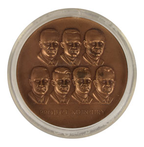 Lot #8047  Mercury 7 VIP Monument Medallion - Image 2