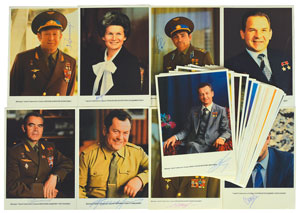 Lot #8033  Cosmonaut Collection of (38) Signed Photographs - Image 1