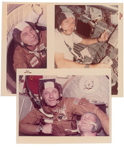 Lot #8425  Apollo-Soyuz Oversized Signed Photograph - Image 2