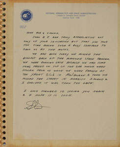 Lot #8167  Astronaut Multi-Signed Guest Book and