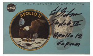 Lot #8237  Apollo 11 Launch Pass Signed by Charles Lindbergh - Image 2