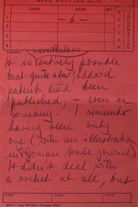 Lot #8014 Wernher von Braun Handwritten Notes - Image 3