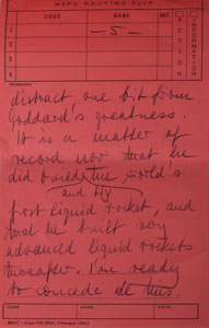 Lot #8014 Wernher von Braun Handwritten Notes - Image 12