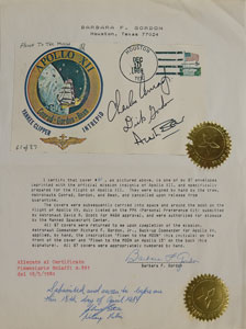 Lot #8276  Apollo 12 Flown Signed Cover - Image 4