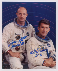 Lot #8095  Gemini 6 Signed Photograph - Image 1