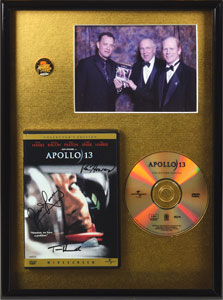 Lot #8295  Apollo 13 Signed DVD Display