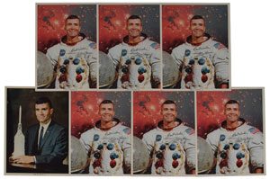 Lot #8298 Fred Haise Collection of (7) Signed