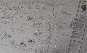 Lot #8042  Mercury 7 Signed ASF Blueprint - Image 1