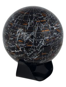 Lot #8172  Astronaut Multi-Signed Celestial Globe