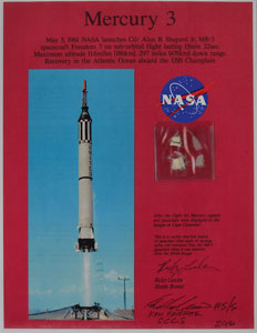 Lot #8051  MR-3: Alan Shepard Signed Cover and