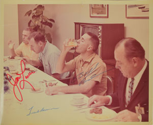 Lot #8198  Apollo 8 Signed Photograph