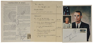 Lot #8401 Gene Cernan Collection of (5) Signed Items - Image 1