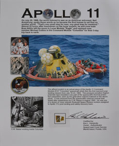 Lot #8268  Apollo 11 Flown Film and Kapton Fragments and MFA Medal - Image 4