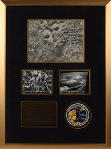 Lot #8379 Gene Cernan Flown Apollo 17 Signed Map