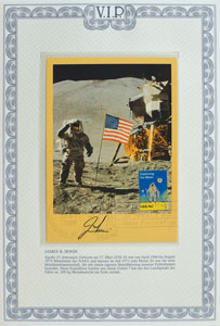Lot #8165  Apollo Astronaut Set of (4) Signed VIP Cards - Image 3