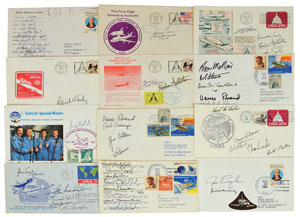 Lot #8498  ALT and STS Set of (12) Crew Signed Covers - Image 1