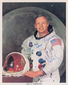 Lot #8233 Neil Armstrong Signed Photograph - Image 1