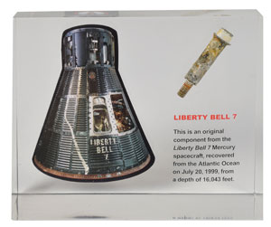 Lot #8056  MR-4: Liberty Bell 7 Flown Component - Image 1
