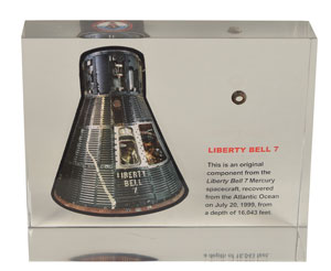 Lot #8057  MR-4: Liberty Bell 7 Flown Component