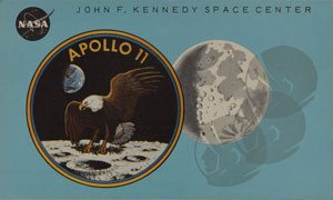 Lot #8269  Apollo 11 Launch Pass and Invitation - Image 1
