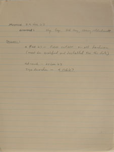 Lot #8078  MA-9: Gordon Cooper Mission Notes Archive - Image 3