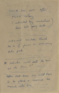 Lot #8078  MA-9: Gordon Cooper Mission Notes Archive - Image 8