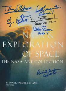 Lot #8155  Apollo Astronaut Signed Book - Image 1