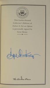 Lot #8302 Gene Kranz Signed Book